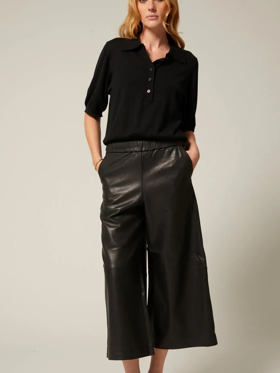 SPRWMN Pants - SPRWMN Leather Culotte